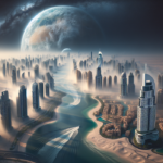 alt_text: Banjir melanda Dubai; langit global tampak terpengaruh perubahan cuaca ekstrem.