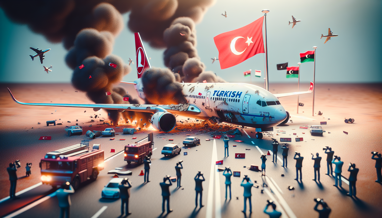 "alt_text": "Kecelakaan pesawat Turki di Libya memicu guncangan global dan perhatian dunia."