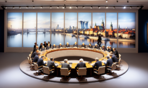 alt_text: Perundingan damai Ukraina di Warsawa menunjukkan kemajuan positif dan sinyal baru.