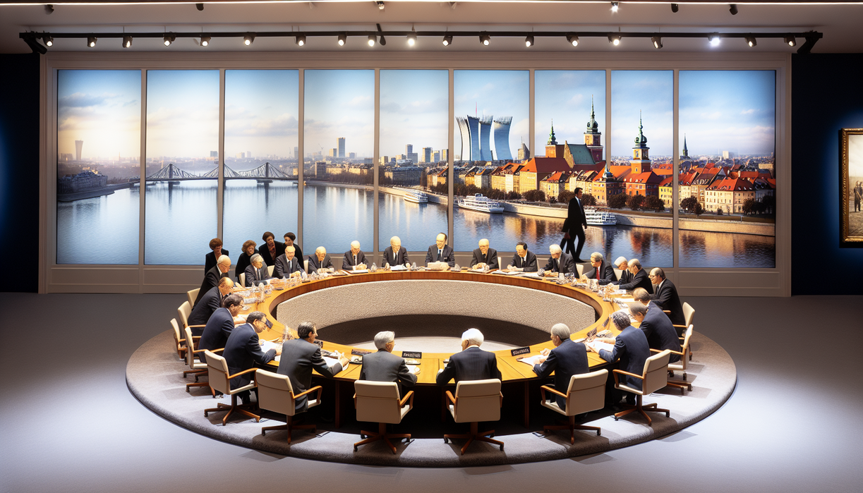 alt_text: Perundingan damai Ukraina di Warsawa menunjukkan kemajuan positif dan sinyal baru.