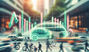 alt_text: Grafik melambatnya produksi EV China, dampak dan peluang untuk masa depan travel yang ramah lingkungan.