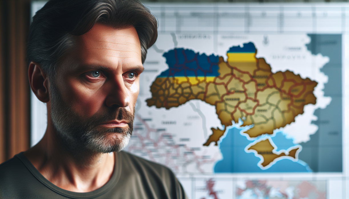 Alt_text: Putin di peta Ukraina, menggambarkan ambisi politik dan strategi teritorialnya.