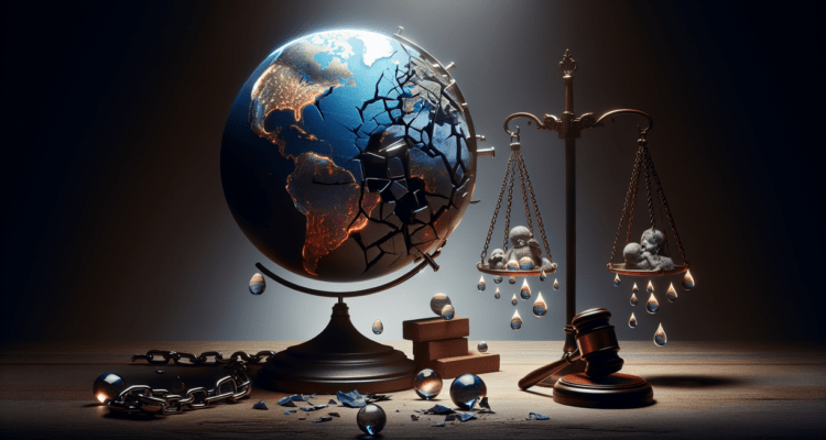 alt_text: Ilustrasi konsep inses, hukum, dan dampak emosional pada keluarga dalam skala global.