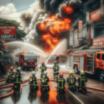 alt_text: Kebakaran toko gorengan Garut, asap tebal mengepul; pentingnya pencegahan dan keselamatan.