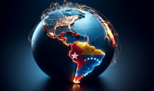 alt_text: Peta ketergantungan ekonomi Kuba dan Venezuela dengan tren global baru.