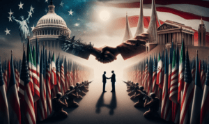 alt_text: Ketegangan AS-Iran diwarnai kilas balik Revolusi Iran dan dampaknya hingga kini.