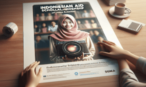 alt_text: Poster tentang The Indonesian Aid Scholarship, informasi beasiswa pendidikan.