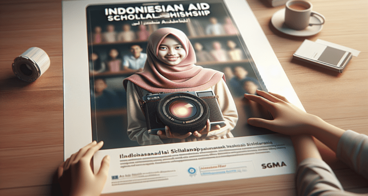 alt_text: Poster tentang The Indonesian Aid Scholarship, informasi beasiswa pendidikan.