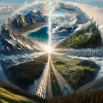 alt_text: Dunia di persimpangan, menandakan awal perubahan besar dalam sejarah global.