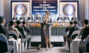 alt_text: Wakil Bupati Garut membahas inovasi dalam industri hotel dan restoran untuk masa depan.