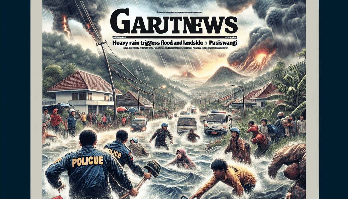 alt_text: Banjir melanda Pasirwangi; warga saling bantu hadapi tantangan alam dengan solidaritas.