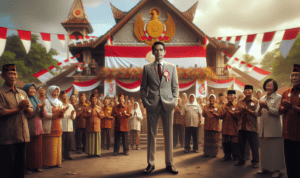 alt_text: Bupati Garut, ALMAGARI, berbicara tentang usaha menjaga keutuhan NKRI dalam sebuah acara.