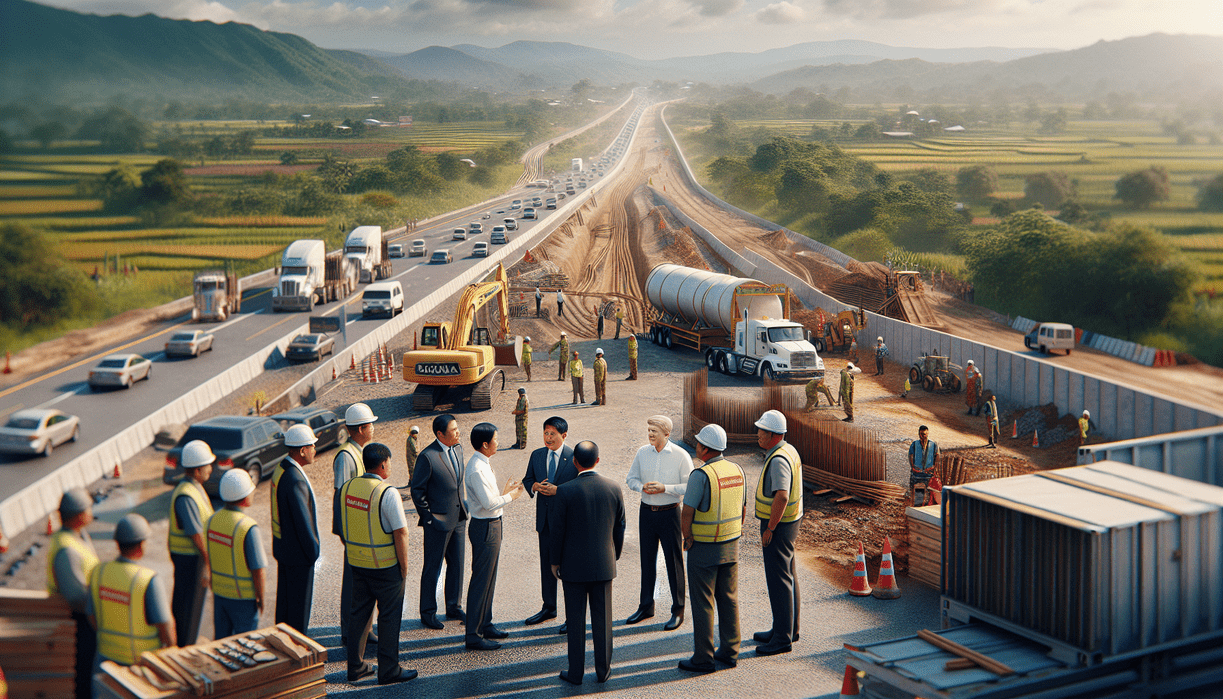 alt_text: Bupati Garut berdiskusi tentang proyek pembangunan Jalan Selatan untuk kemajuan daerah.