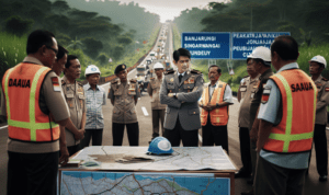 alt_text: Bupati Garut memimpin proyek pembangunan Jalan Selatan untuk meningkatkan akses regional.