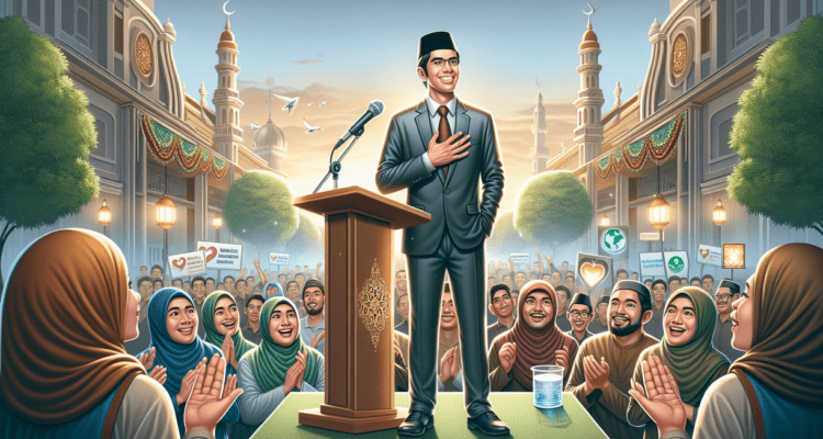 alt_text: Bupati Garut memimpin kegiatan kebersihan bersama warga selama bulan Ramadan.