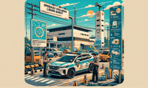 alt_text: ETLE Garut di sekitar RSUD dr. Slamet, simbol perubahan dalam penegakan lalu lintas.