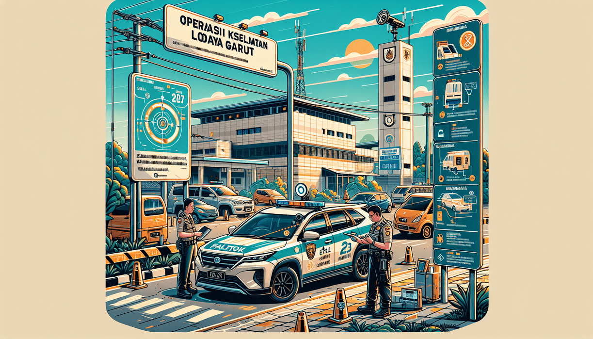 alt_text: ETLE Garut di sekitar RSUD dr. Slamet, simbol perubahan dalam penegakan lalu lintas.