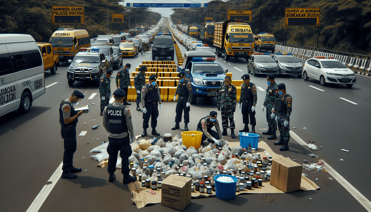 alt_text: Kecelakaan di Cibatu ungkap temuan obat keras dalam kendaraan yang terlibat.