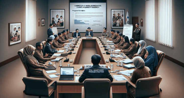 alt_text: Anggota Komisi IV DPRD Garut membahas strategi penguatan data untuk kebijakan daerah.