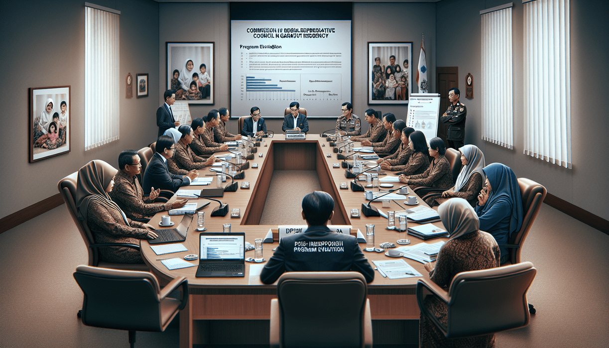 alt_text: Anggota Komisi IV DPRD Garut membahas strategi penguatan data untuk kebijakan daerah.