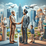 alt_text: Ilustrasi mudik Islami dengan kendaraan terlindungi, menampilkan suasana tenang dan aman.