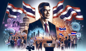 alt_text: "Hasil pemilu: Partai Anutin memimpin, menandai era baru politik di Thailand."