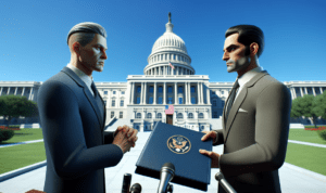 alt_text: Para diplomat dunia membahas strategi pengelolaan sampah di meja perundingan internasional.