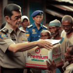 alt_text: Polres Garut bagikan bantuan beras dari Kapolda Jabar sebagai harapan saat krisis.