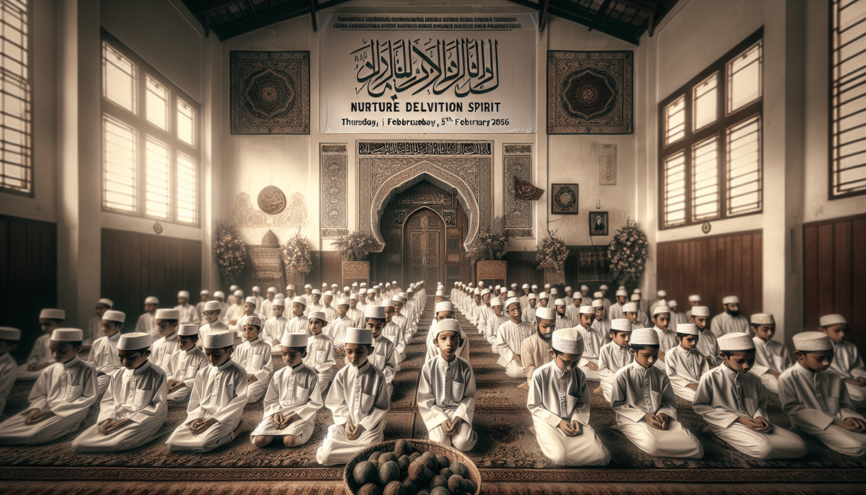 alt_text: Gambar Pondok Pesantren Darul Arqam di Garut dengan semangat mengajarkan ibadah haji sejak dini.