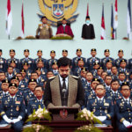 alt_text: 42 pejabat struktural dilantik di Garut, berbaris rapi dalam upacara resmi.