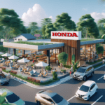 alt_text: Bale Santai Honda Islami di Jalur Mudik Merak, area istirahat nyaman bagi pemudik.