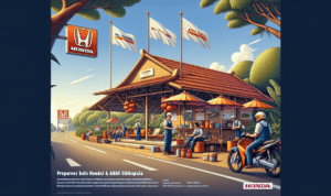 alt_text: Bale Santai Honda menawarkan tempat istirahat Muslim di jalur mudik dengan fasilitas kenyamanan.