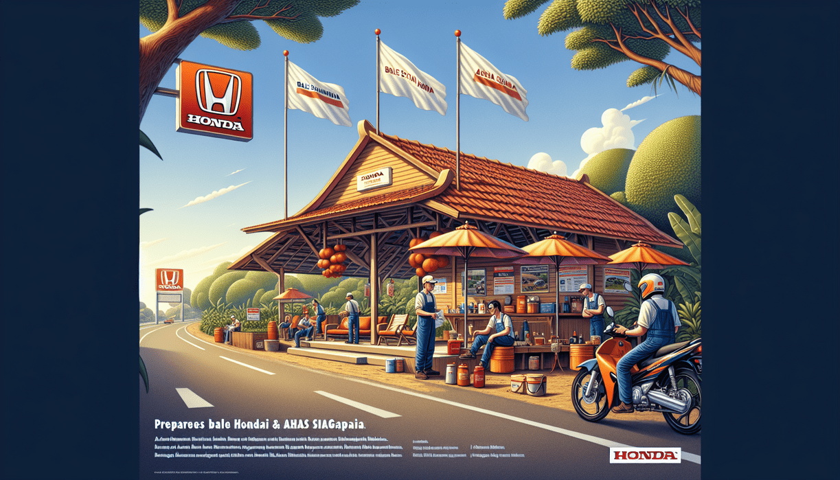 alt_text: Bale Santai Honda menawarkan tempat istirahat Muslim di jalur mudik dengan fasilitas kenyamanan.