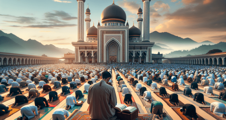 alt_text: Bupati Garut bersilaturahmi bersama warga dalam misi persatuan pada perayaan Hari Raya.