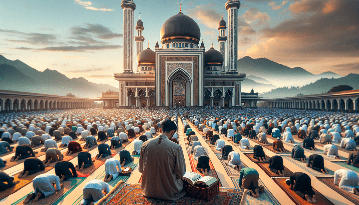 alt_text: Bupati Garut bersilaturahmi bersama warga dalam misi persatuan pada perayaan Hari Raya.