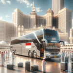 ```alt_text Bus jemaah umrah terbakar; penumpang panik, berdoa, dan selamat dari kejadian ajaib. ```