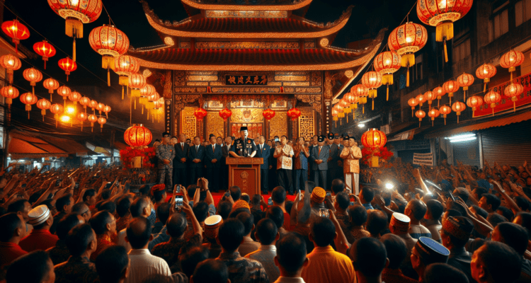 "alt_text": "Parade Cap Go Meh 2026 di Garut, menampilkan keragaman budaya dengan harmoni."