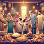 alt_text: Menyambut Lebaran dengan sopan, saling menyapa tanpa menyinggung perasaan.