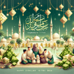 alt_text: "Poster Selamat Idul Fitri 2026: Saatnya Pulang dan Refleksi Diri."