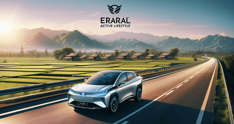 alt_text: Pos layanan Xpeng Siaga Lebaran 2026 membantu pemudik dengan fasilitas Islami di jalan.