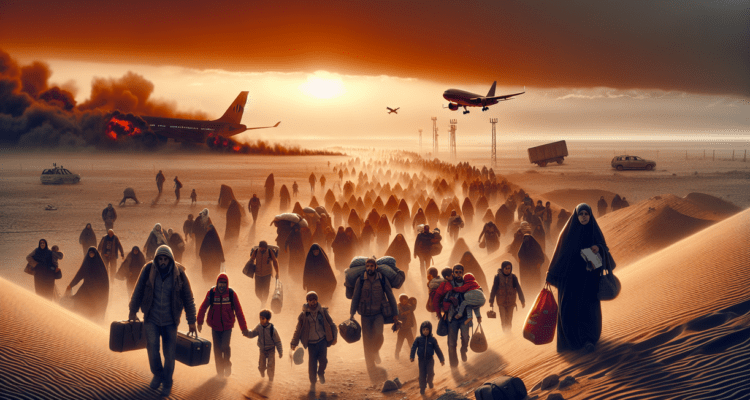 alt_text: "Warga AS dievakuasi dari Israel di tengah konflik; koordinasi Kemlu tingkat tinggi."