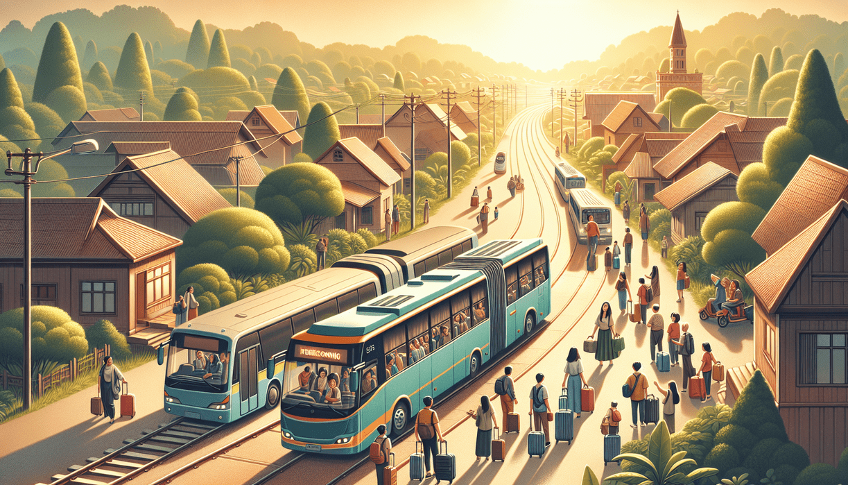 Tentu! Berikut teksnya: alt_text: Kerumunan peserta mengikuti program Mudik Gratis BUMN 2026 selama Ramadan.