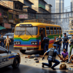 alt_text: Polisi menangkap pelaku perusakan angkot di Leles.