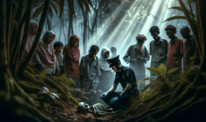 "alt_text": "Kerangka manusia ditemukan di Hutan Banjarwangi, masih dalam investigasi pihak berwenang."