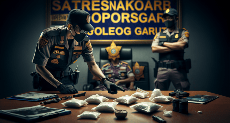 alt_text: Polres Garut menangkap pengedar sabu, peringatan meningkatnya ancaman narkoba.