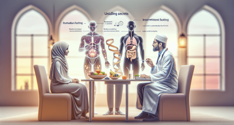 alt_text: Perbandingan Puasa Ramadan dan Intermittent Fasting dengan jadwal dan tujuan berbeda.