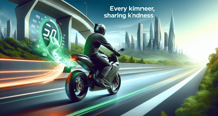 alt_text: Ilustrasi Ramadan Islami, motor listrik menambah pahala di bulan suci.