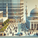 alt_text: Poster "Ramadan, Zakat, dan Martabat" kisah LAZISNU Depok dengan tema zakat dan pemberdayaan.