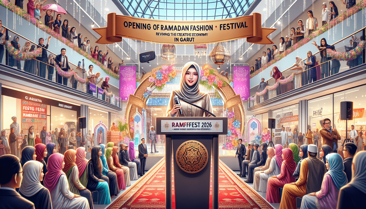 alt_text: Ramffest 2026, angkat Garut Plaza dengan seni kreatif, memukau pengunjung lokal dan turis.