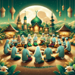 alt_text: Ilustrasi Idul Fitri 2026 dengan tema "Pulang ke Diri Terbaik".